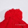 Chapeau tricoté d'hiver pour enfants